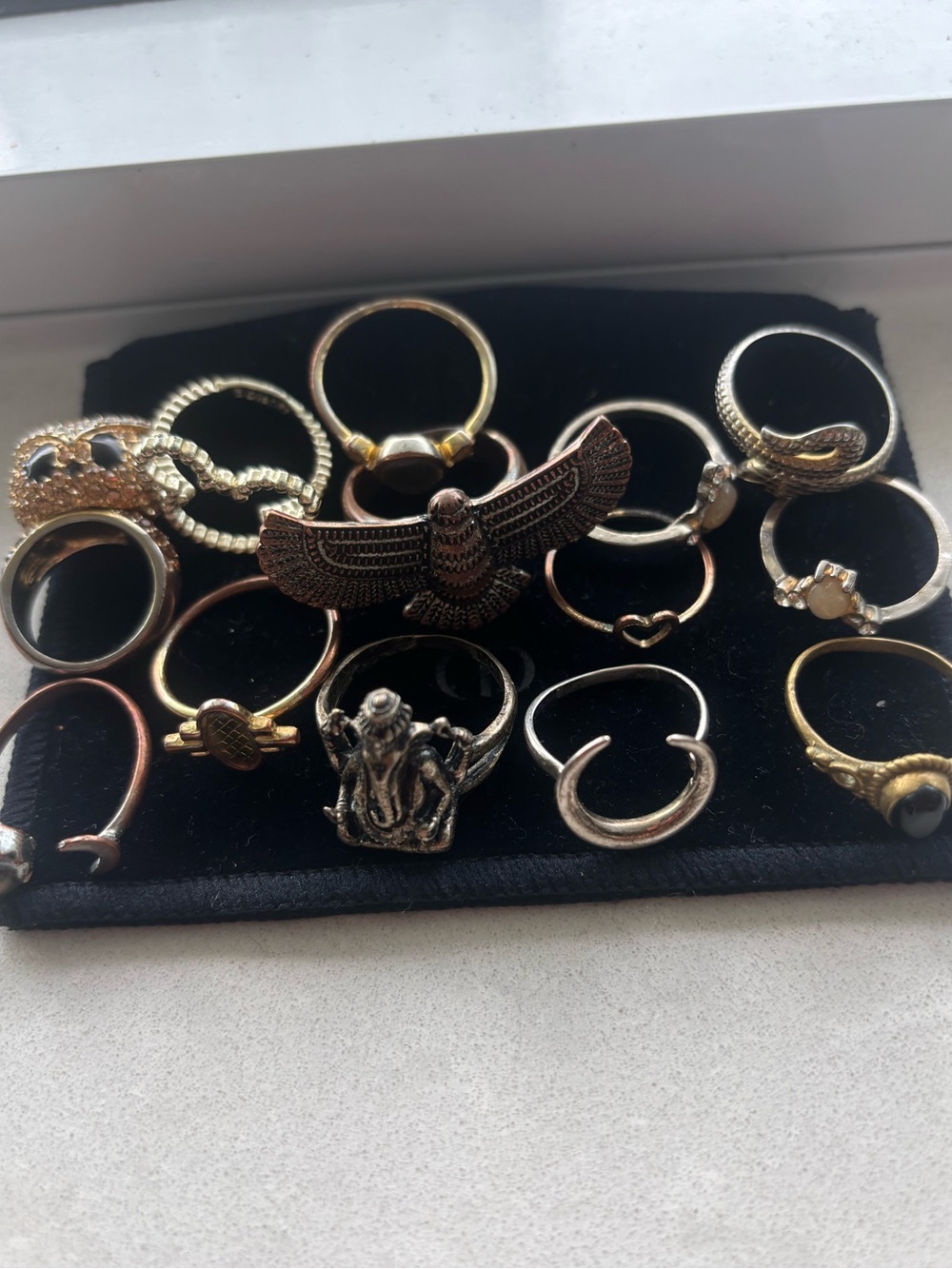 ⭐️3/$20⭐️ALL 13-Assorted Women's Rings-Vintage, Silver Plated, New